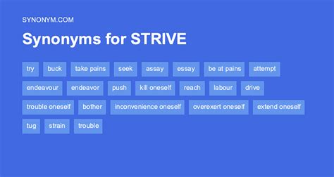 strive synonym